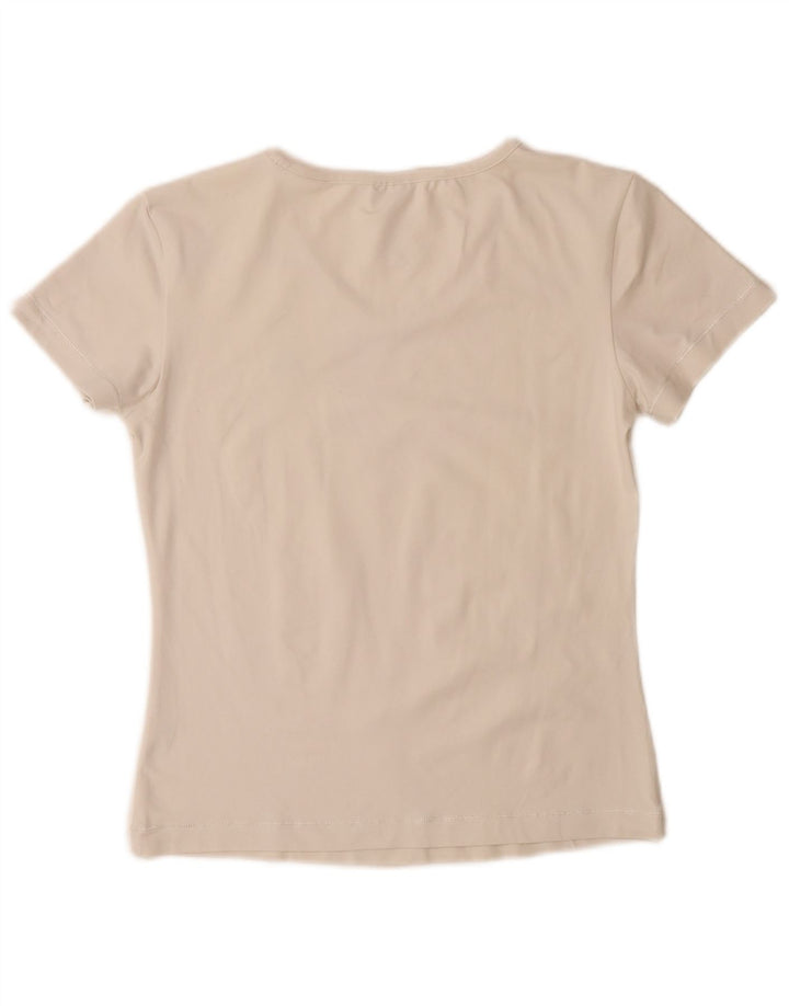 Camiseta Feminina Adidas Top UK 14 Médio Off White Poliamida