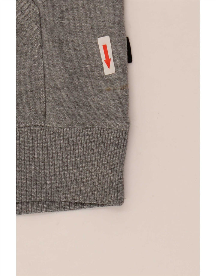 Vans Mens Graphic Hoodie Jumper Médio Cinza Flecked