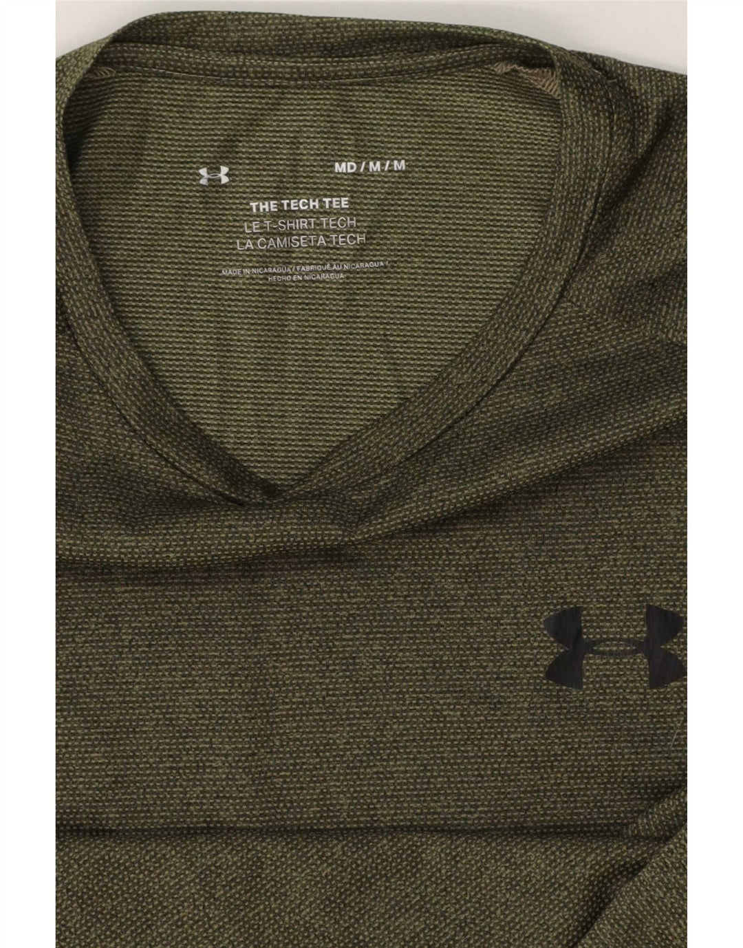 Camiseta masculina Under Armour verde médio
