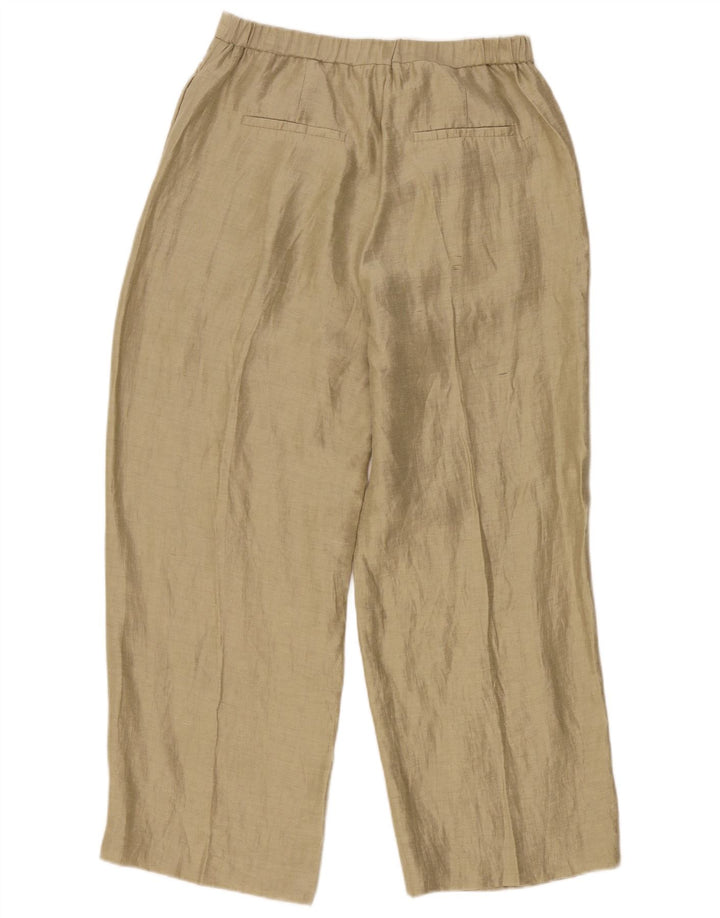 Calça Chino Reta Feminina Massimo Dutti EU 40 Médio W30 L28 Bege
