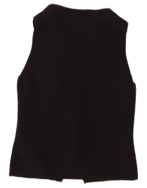 Colete de malha feminino Cos UK 6 XS algodão preto