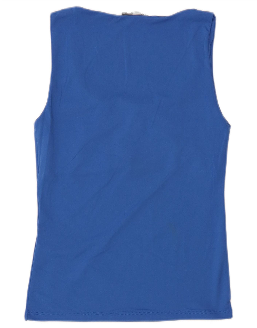 Colete feminino Zara UK 12 poliamida azul médio