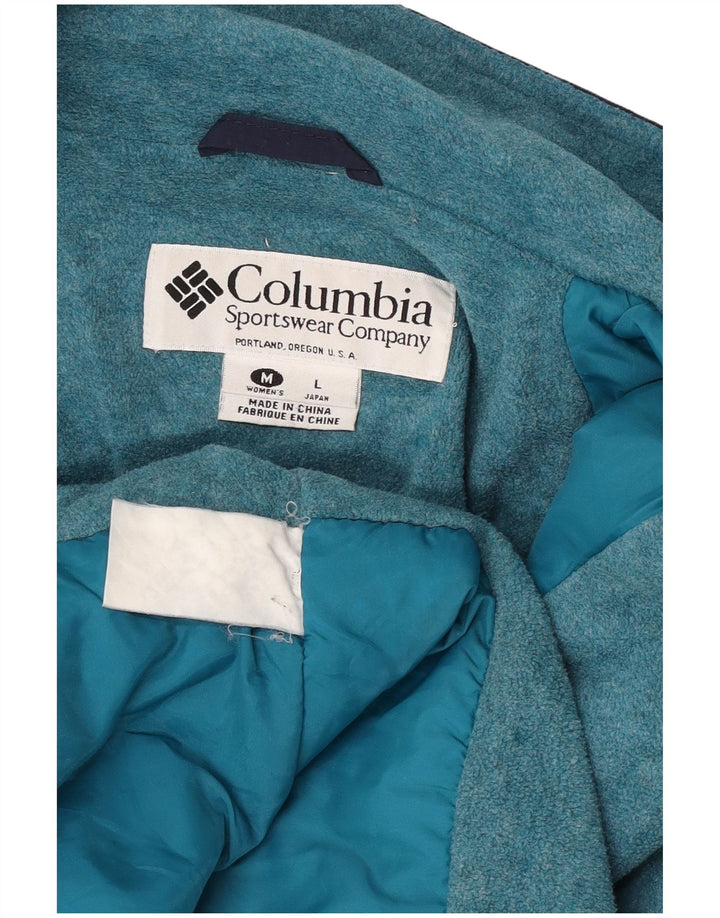 Jaqueta corta-vento feminina Columbia de grandes dimensões Reino Unido 14 médio azul marinho