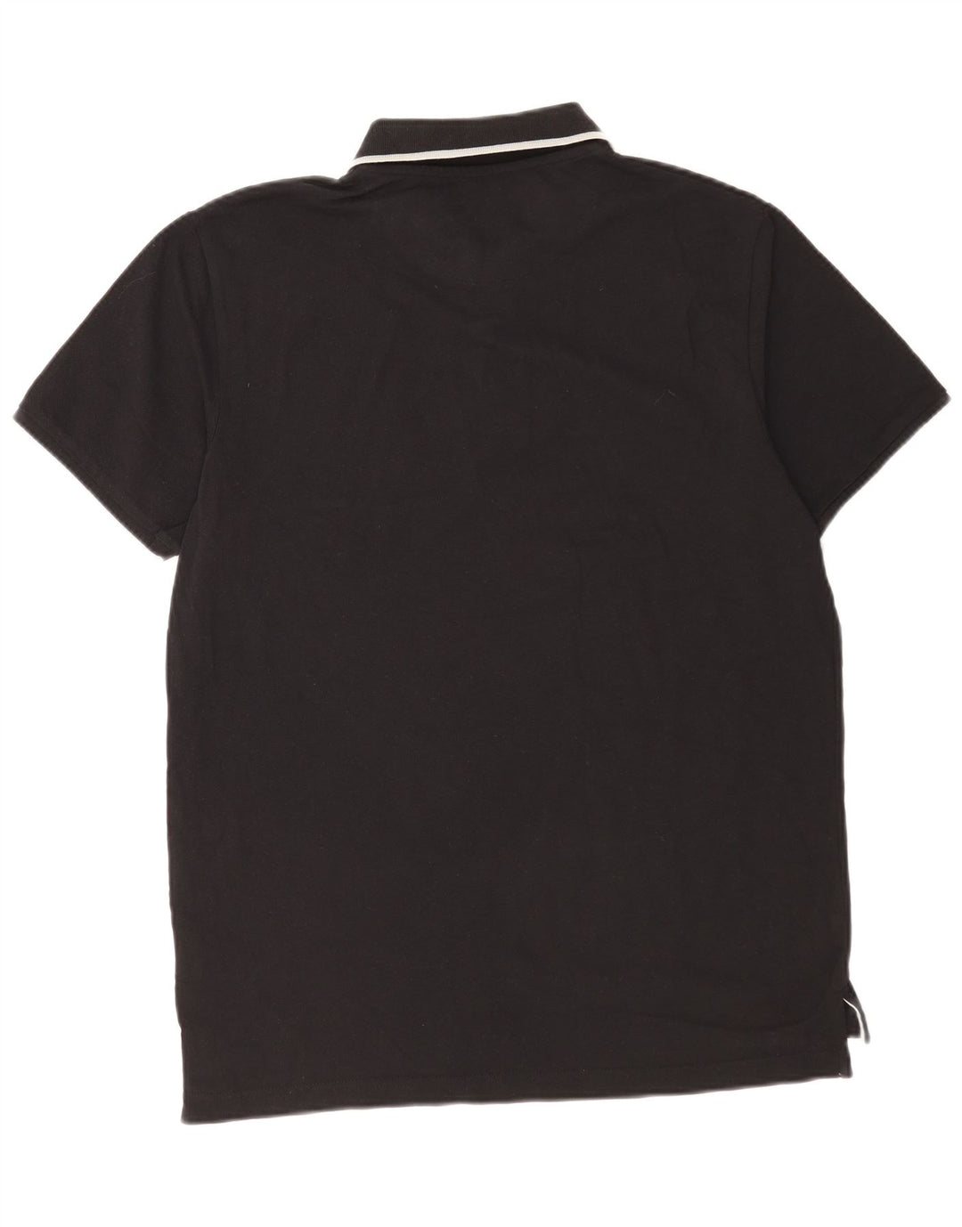 Camisa polo masculina Pierre Cardin grande algodão preto
