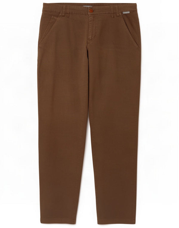 Harmont & Blaine Mens Slim Chino Calças IT 50 Grande W36 L32 Algodão Marrom
