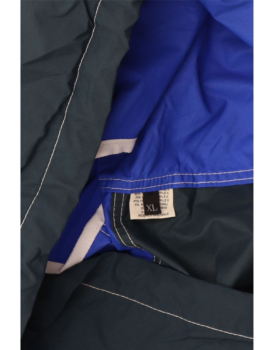 Colete gráfico masculino Murphy & Nye UK 42 XL azul colorblock poliamida