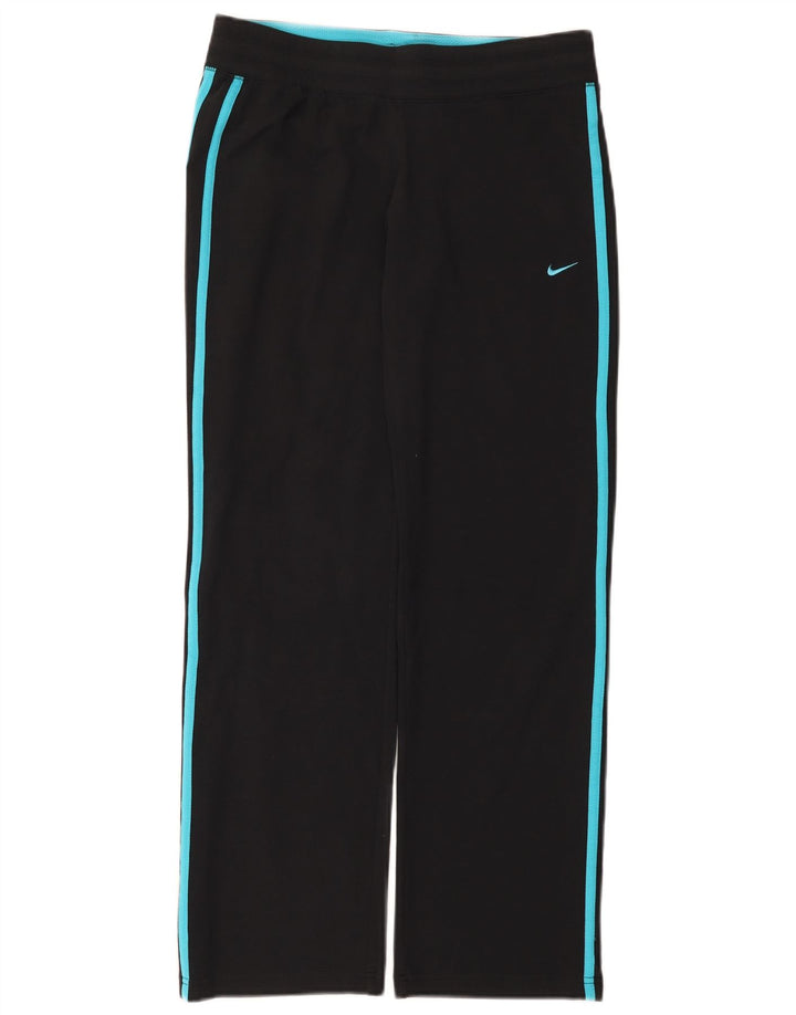 Calça de treino feminina Nike UK 14 médio preto algodão