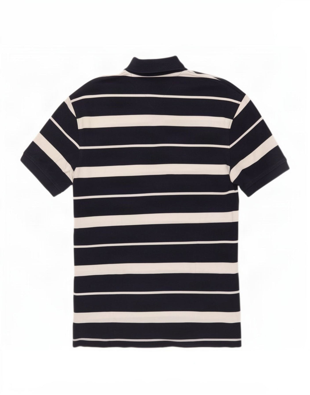 Camisa polo masculina Tommy Hilfiger grande listrada azul marinho
