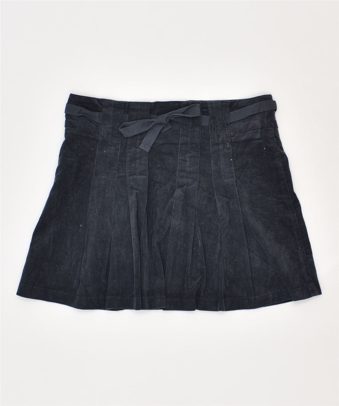 LPE NOUVEAU NE Girls Corduroy Pleated Skirt 5-6 Years W24 Grey Cotton | Vintage | Thrift | Second-Hand | Used Clothing | Messina Hembry 