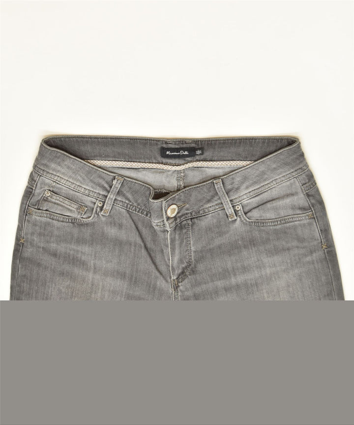 MASSIMO DUTTI Womens Slim Jeans W30 L30 Grey Cotton Classic | Vintage | Thrift | Second-Hand | Used Clothing | Messina Hembry 