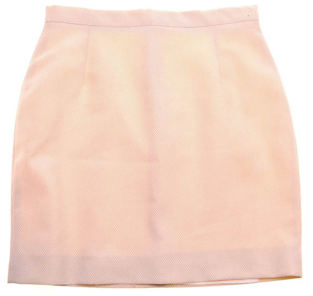 VINTAGE Womens A-Line Skirt W28 L16 Beige - Second Hand & Vintage Designer Clothing - Messina Hembry