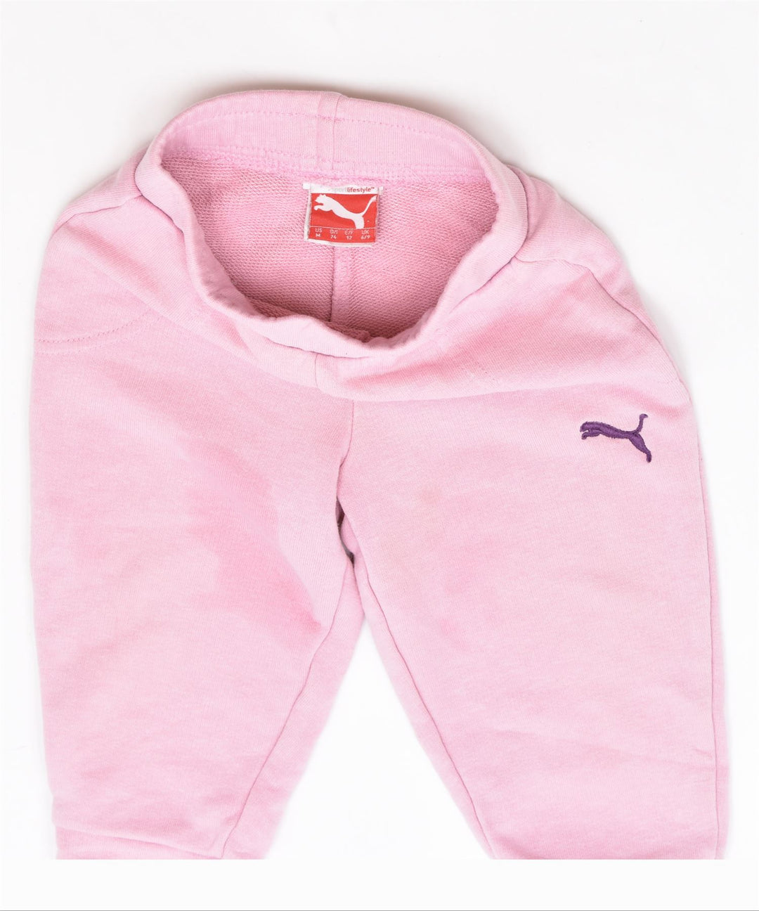 PUMA Girls Tracksuit Trousers Joggers 6-9 Months Pink | Vintage | Thrift | Second-Hand | Used Clothing | Messina Hembry 