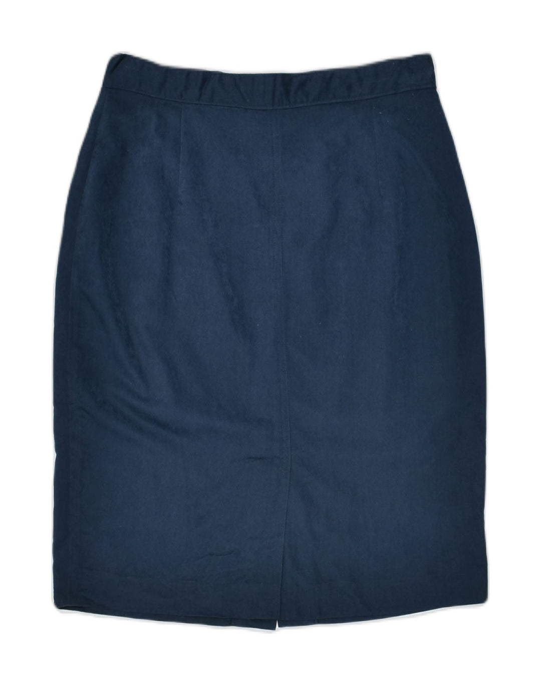 VINTAGE Womens Straight Skirt IT44 Medium W28 Navy Blue Viscose | Vintage | Thrift | Second-Hand | Used Clothing | Messina Hembry 